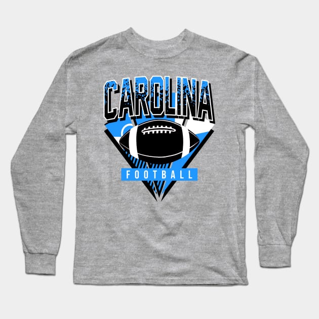 Carolina Football Retro Gameday Long Sleeve T-Shirt by funandgames